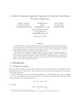 A Unified Maximum Likelihood Approach for Optimal