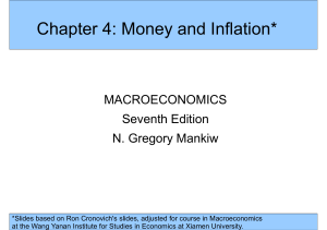 Chapter 4: Money and Inflation