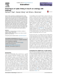 Importance of spike timing in touch: an analogy with hearing?