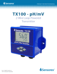 TX100 pH/mV transmitter