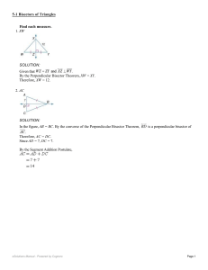 Find each measure. 1. XW SOLUTION: Given that By