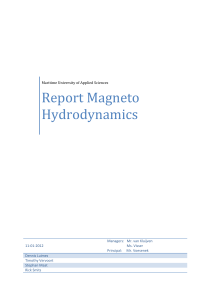 Magneto Hydrodynemics - Maritime Symposium Rotterdam