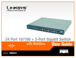 Cisco SRW224 24 Port 10/100 + 2
