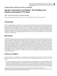 Genetic Associations of Obesity: The Fat-Mass and Obesity