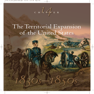 The Territorial Expansion of the United States