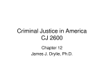 Criminal Justice in America CJ 2600