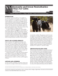 Immunity and Serum Neutralization Titers for Cattle