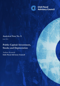 Public Capital: Investment Stocks and Depreciation