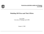 Modeling Oil Prices and Their Effects