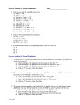 Exercise Problems for Normal Distributions. Name 1. Find the area