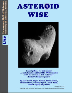 asteroid wise - Lawrence Hall of Science