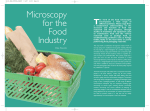 Microscopy for the Food Industry