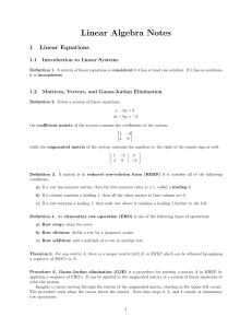 Linear Algebra Notes - An error has occurred.