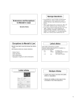 Extensions and Exceptions to Mendel`s Laws Sponge