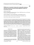 Difference in parasite load and nonspecific