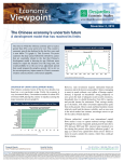 the Chinese economy`s uncertain future