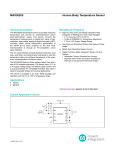 MAX30205 Human Body Temperature Sensor