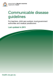 Communicable Disease Guidelines for teachers, child