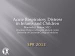 Acute Respiratory Distress in Infants and Children