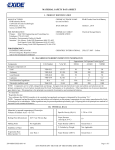 material safety data sheet