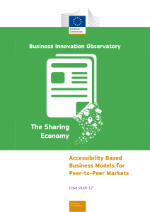 The Sharing Economy: Accessibility Based Business Models for
