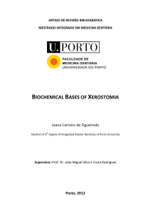 biochemical bases of xerostomia