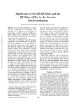 Significance of the QX/QT Ratio and the Electrocardiogram