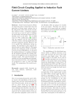 Field-Circuit Coupling Applied to Inductive Fault Current