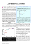 The Mathematics of Vaccination