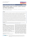 EPMA position paper in cancer: current overview and future