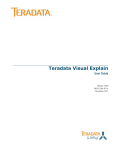 Teradata Visual Explain User Guide