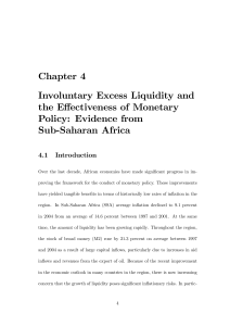 Chapter 4 Involuntary Excess Liquidity and the Effectiveness of
