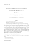 Bis2A 14.0 Regulation of Gene Expression Overview