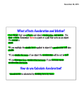 Acceleration Motion Newton 2nd Law