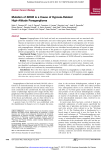 Mutation of SDHB is a Cause of Hypoxia-Related High