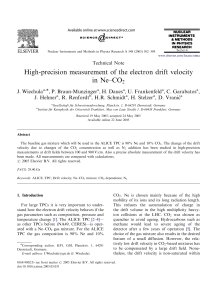 High-precision measurement of the electron drift velocity in Ne