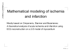 Mathematical modeling of ischemia and infarction