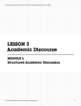 Workbook for Lesson 3 - Module 1