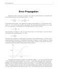 Error Propagation