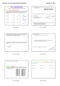 5 Trig - sin cos confunctions 2.notebook