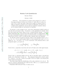 Random Cyclic Quadrilaterals