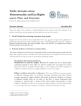 Executive Summary: "Public Attitudes about Homosexuality and Gay