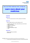 Learn more about your medicines