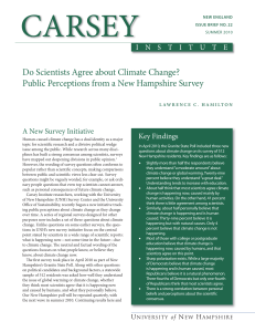 Do scientists agree about climate change? public perceptions from a