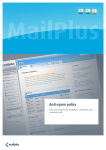 Rules concerning the use of MailPlus in combination with unwanted