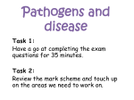 Pathogens and disease