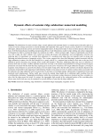 Dynamic effects of aseismic ridge subduction: numerical modelling