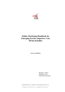 Online Marketing Handbook for Emerging Jewelry