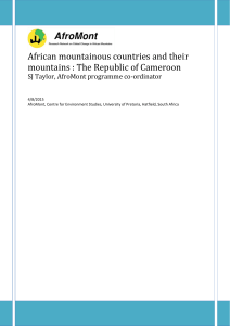 African mountainous countries and their mountains : The Republic of