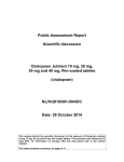 Public Assessment Report Scientific discussion Citalopram Jubilant